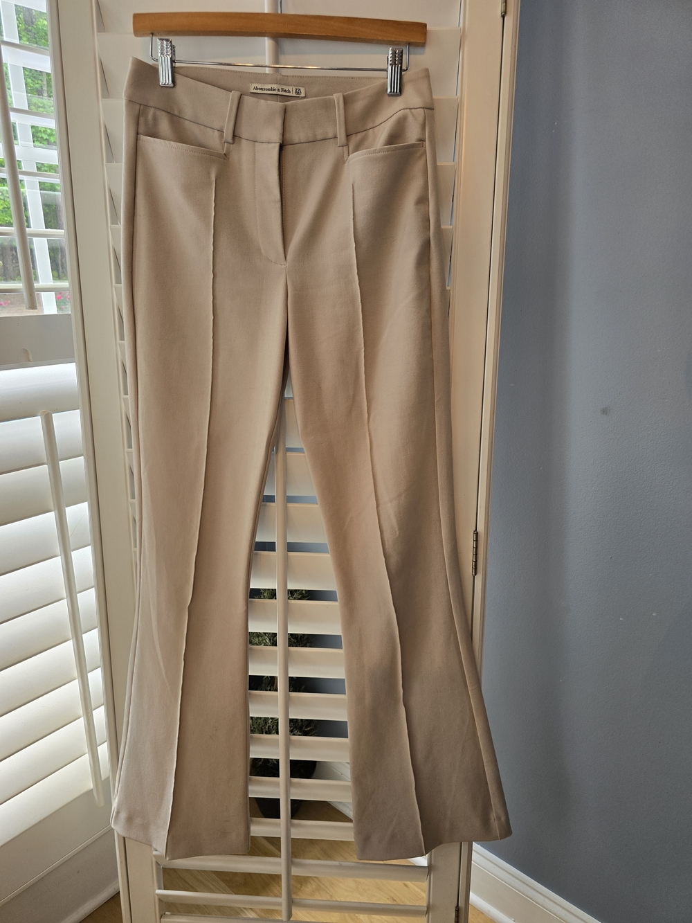 Abercrombie & Fitch Tan Boot Cut Dress Pants